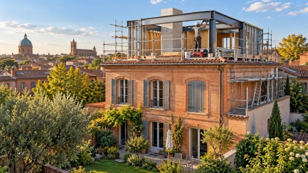Surélever votre maison à Toulouse pour un espace supplémentaire